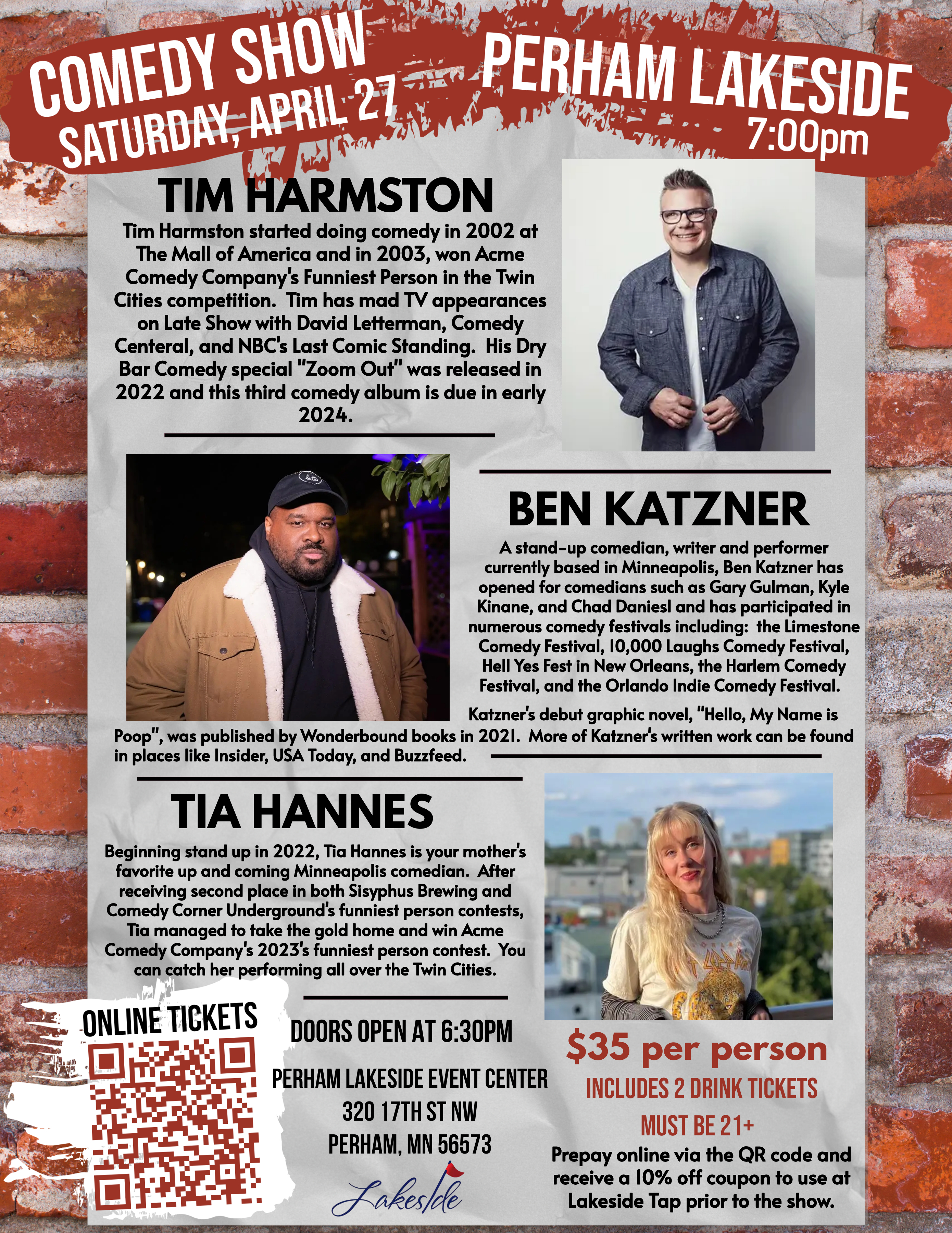 Comedy Show Flyer Update